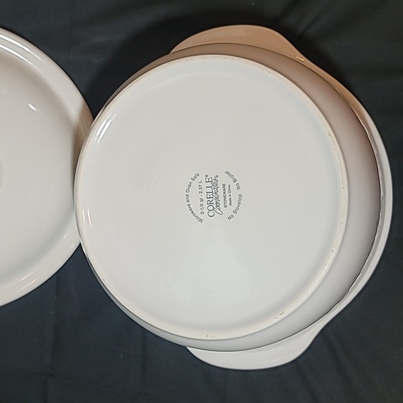 Vintage Corelle Coordinates Callaway, Corelle Green Ivy 2.5 Qt Round Covered - Picture 8 of 10